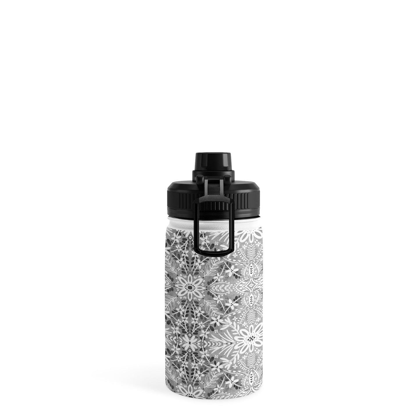 Marta Barragan Camarasa Intricate Floral Symmetry Water Bottle