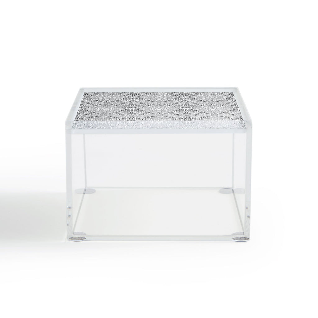 Marta Barragan Camarasa Intricate Floral Symmetry Acrylic Box