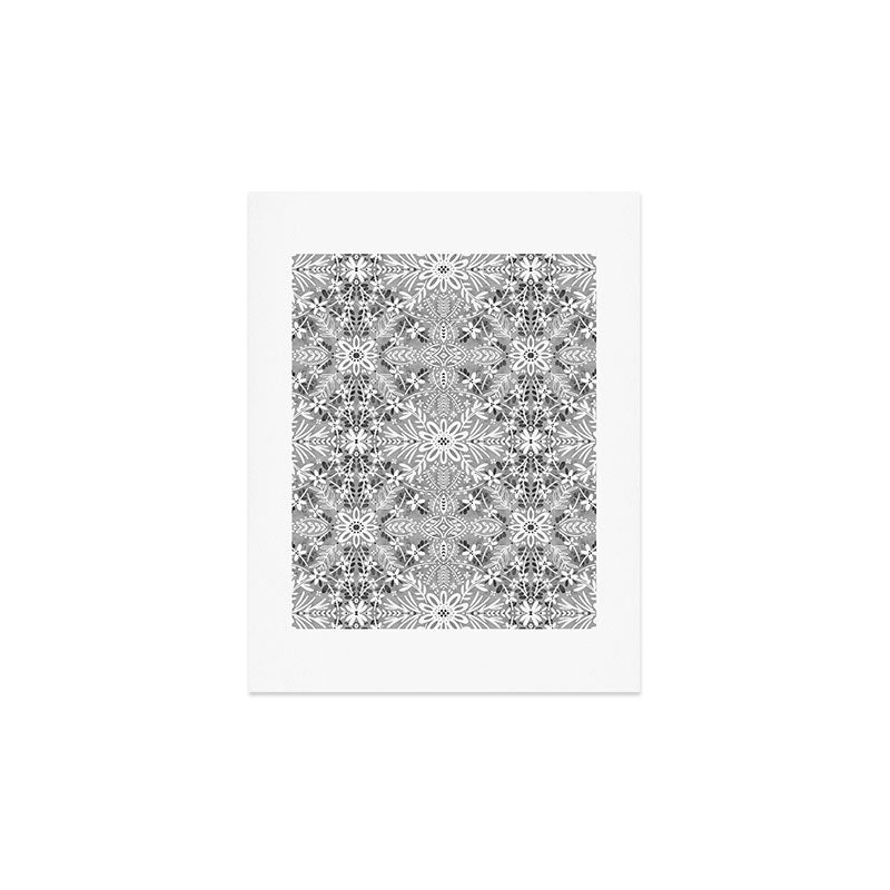 Marta Barragan Camarasa Intricate Floral Symmetry Art Print