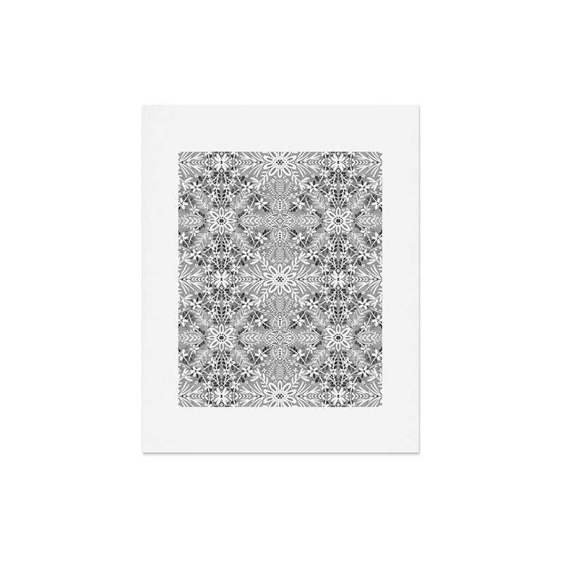 Marta Barragan Camarasa Intricate Floral Symmetry Art Print