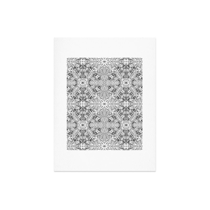 Marta Barragan Camarasa Intricate Floral Symmetry Art Print