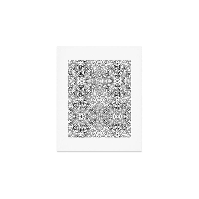 Marta Barragan Camarasa Intricate Floral Symmetry Art Print