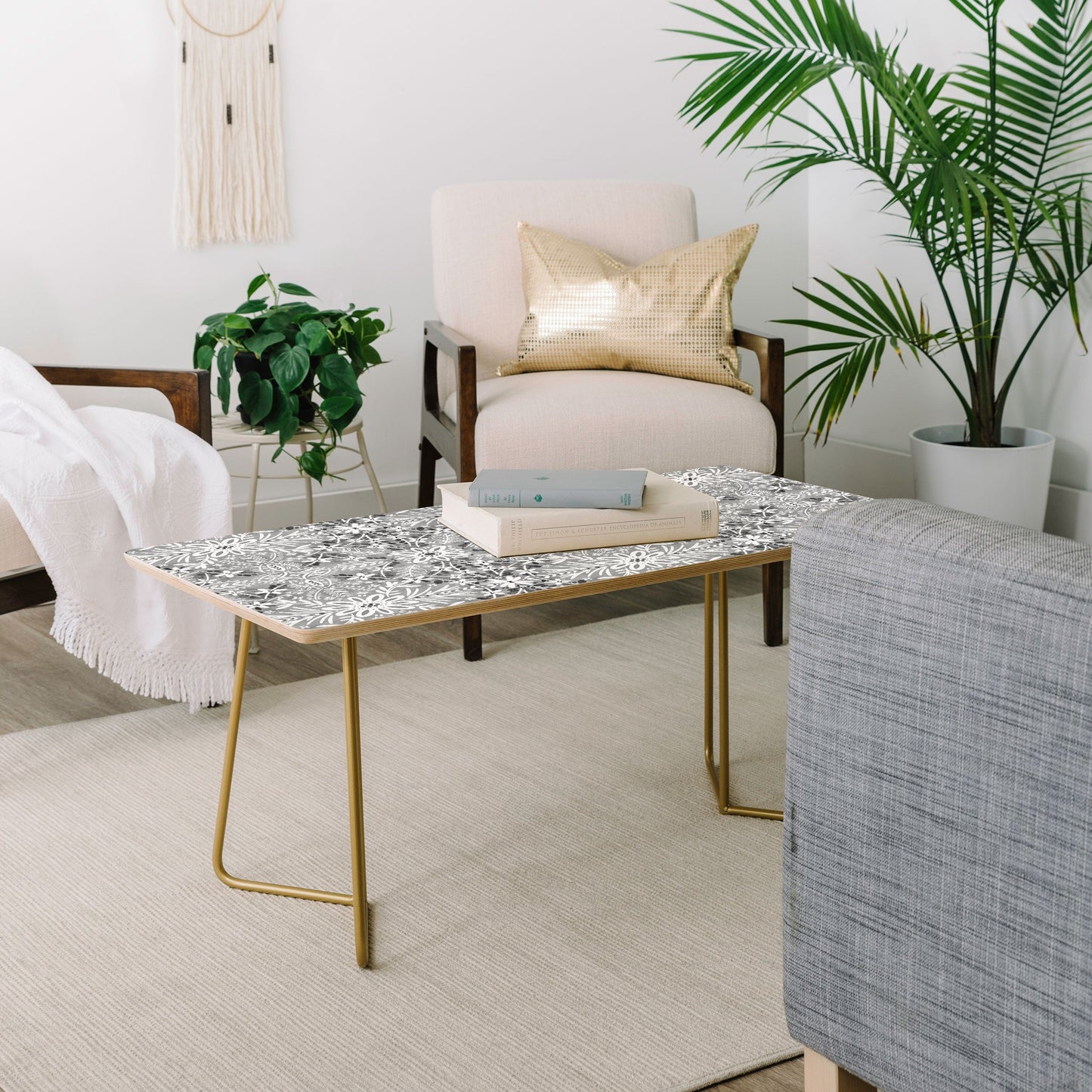 Marta Barragan Camarasa Intricate Floral Symmetry Coffee Table