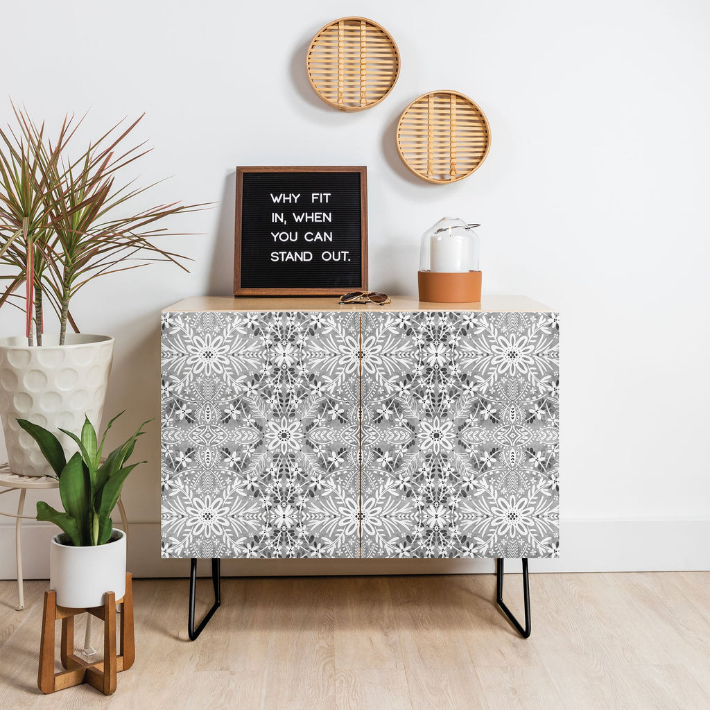 Marta Barragan Camarasa Intricate Floral Symmetry Credenza