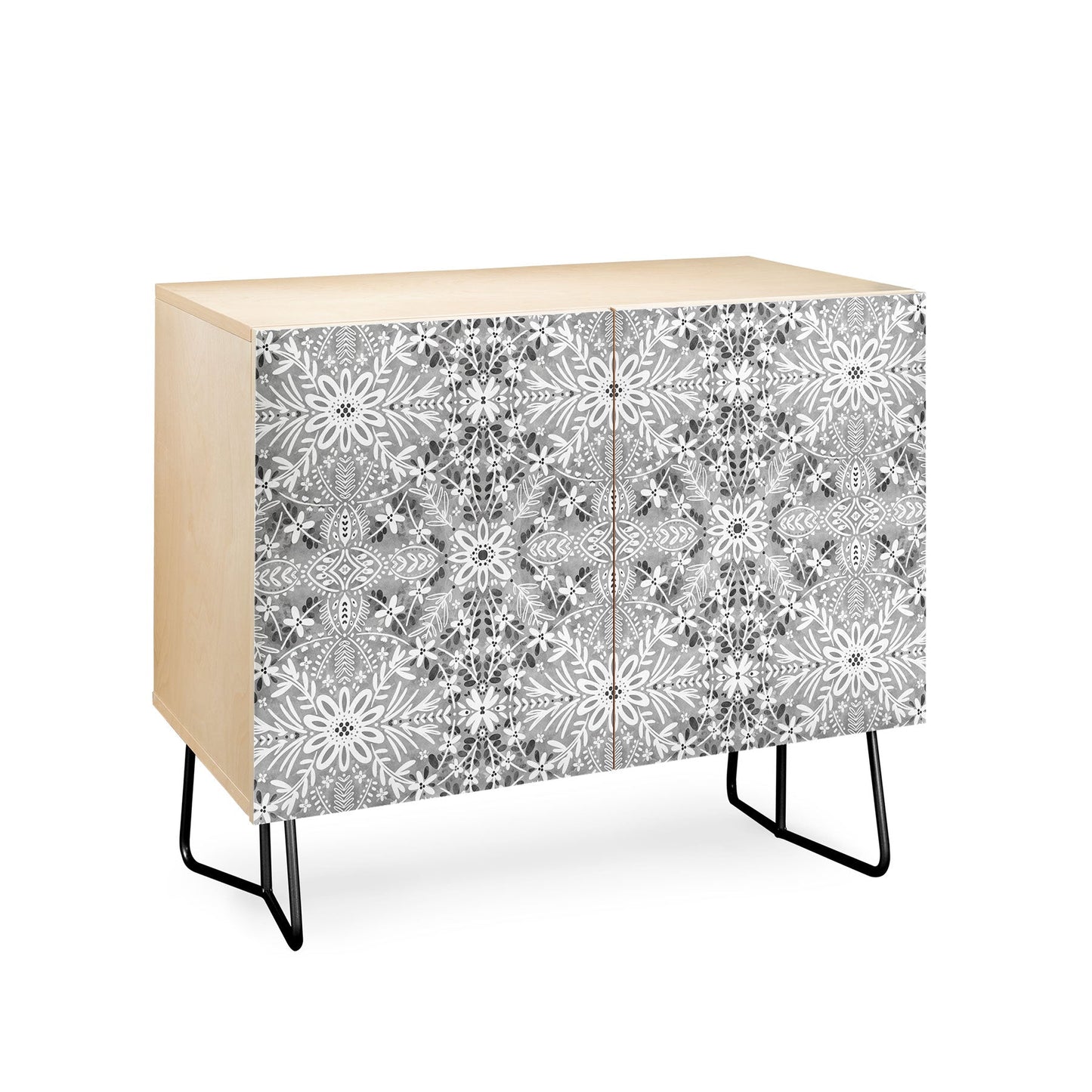 Marta Barragan Camarasa Intricate Floral Symmetry Credenza