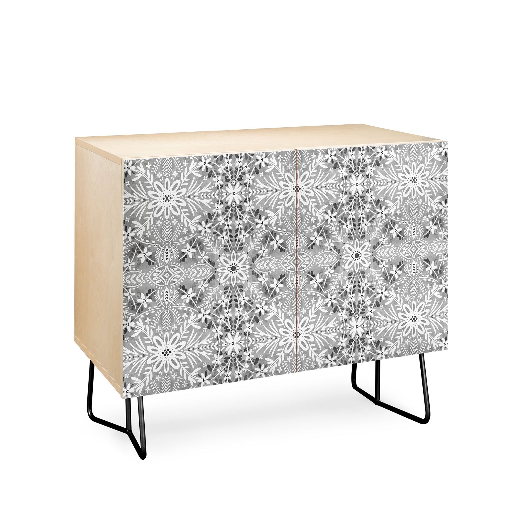 Marta Barragan Camarasa Intricate Floral Symmetry Credenza