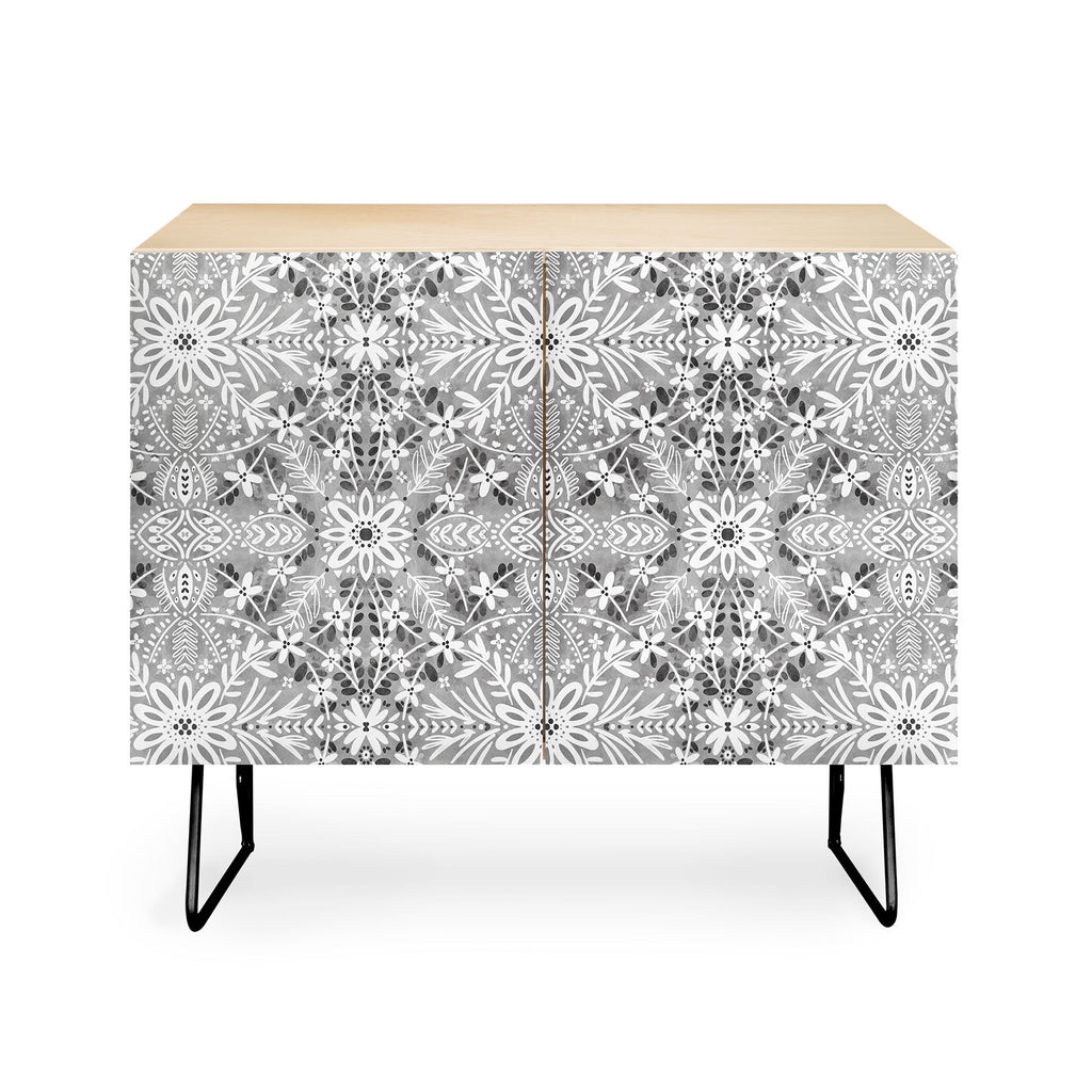 Marta Barragan Camarasa Intricate Floral Symmetry Credenza