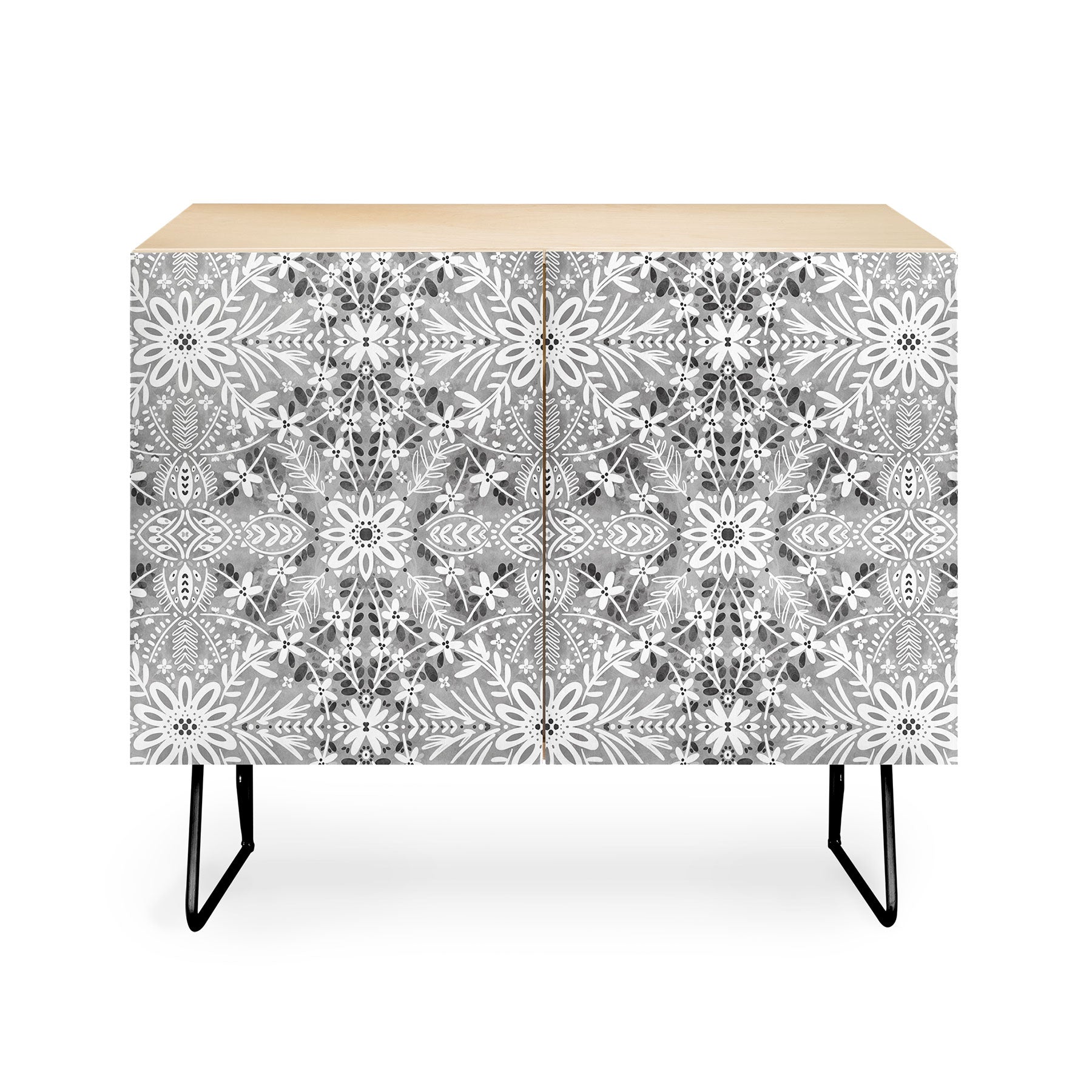 Marta Barragan Camarasa Intricate Floral Symmetry Credenza