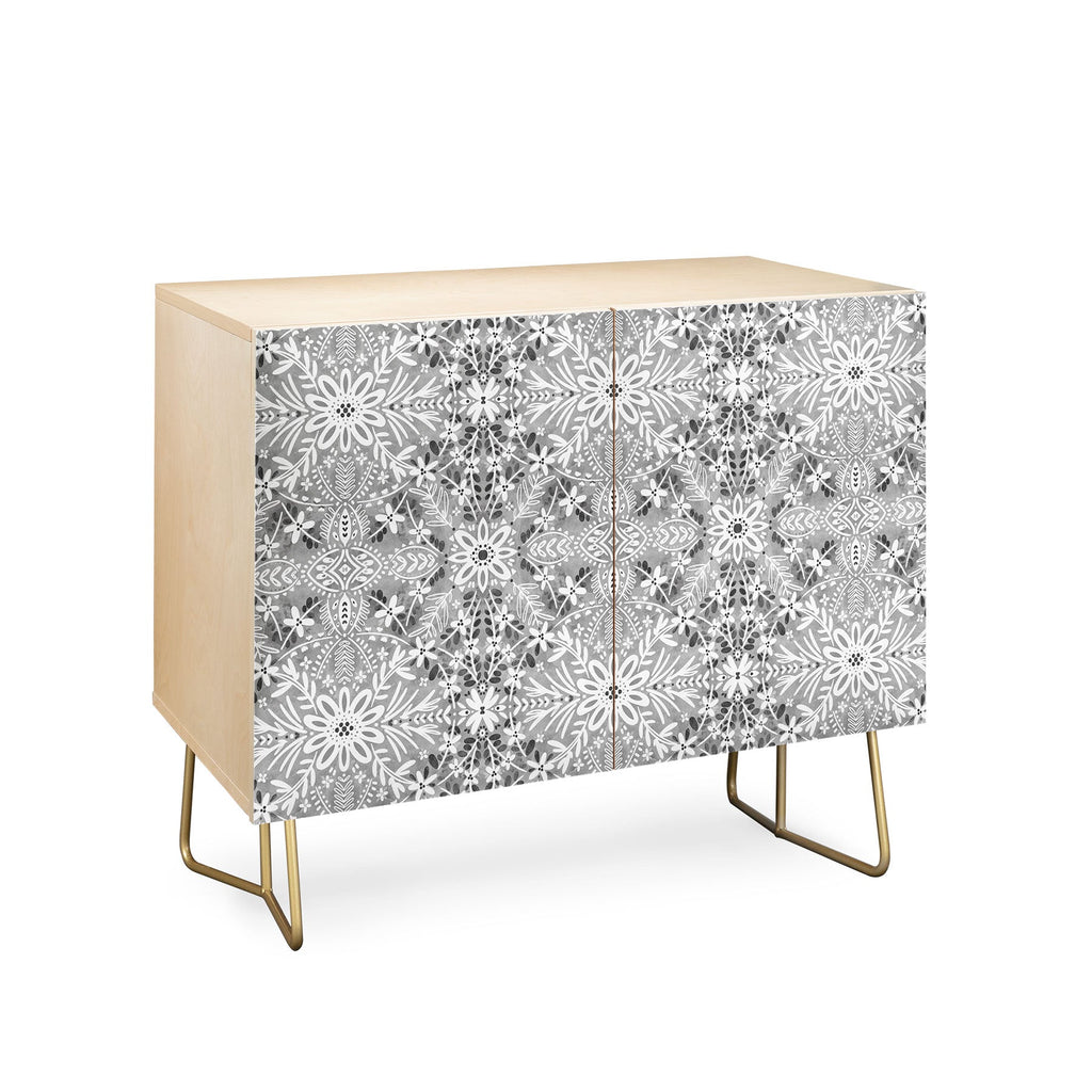 Marta Barragan Camarasa Intricate Floral Symmetry Credenza