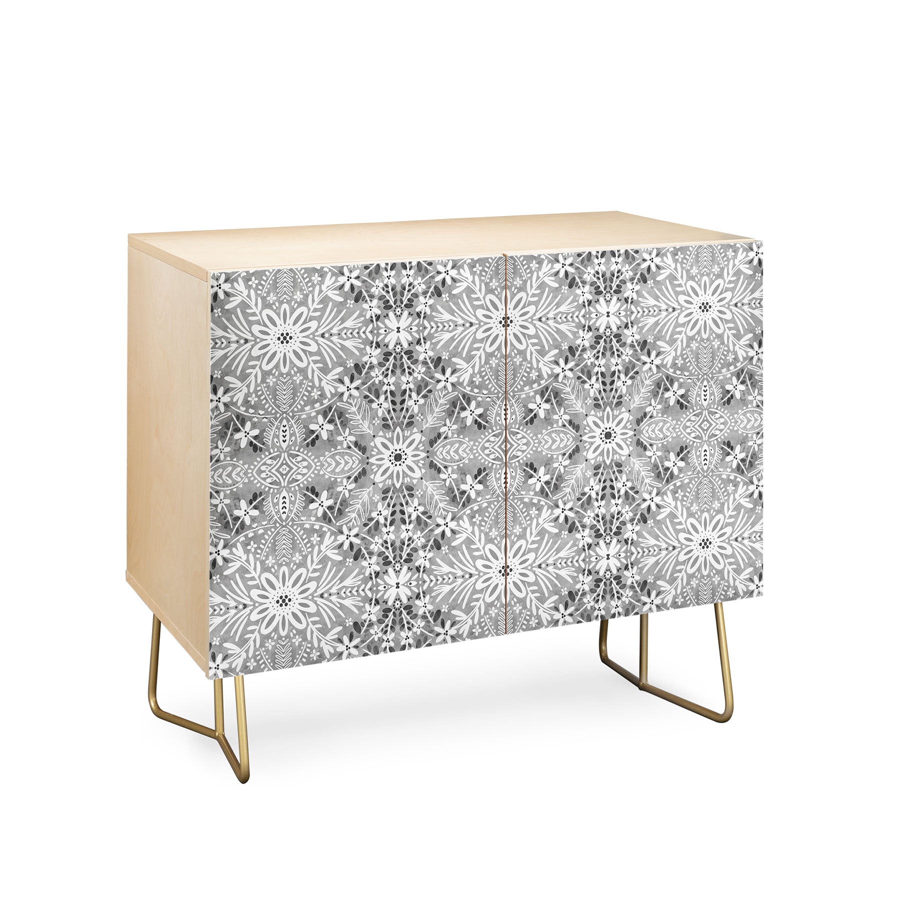 Marta Barragan Camarasa Intricate Floral Symmetry Credenza