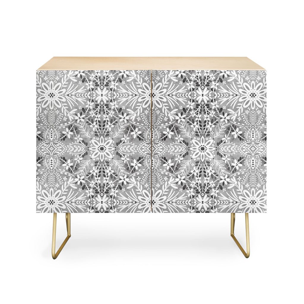 Marta Barragan Camarasa Intricate Floral Symmetry Credenza