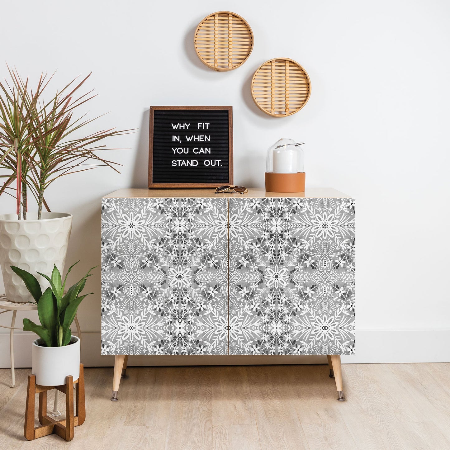 Marta Barragan Camarasa Intricate Floral Symmetry Credenza