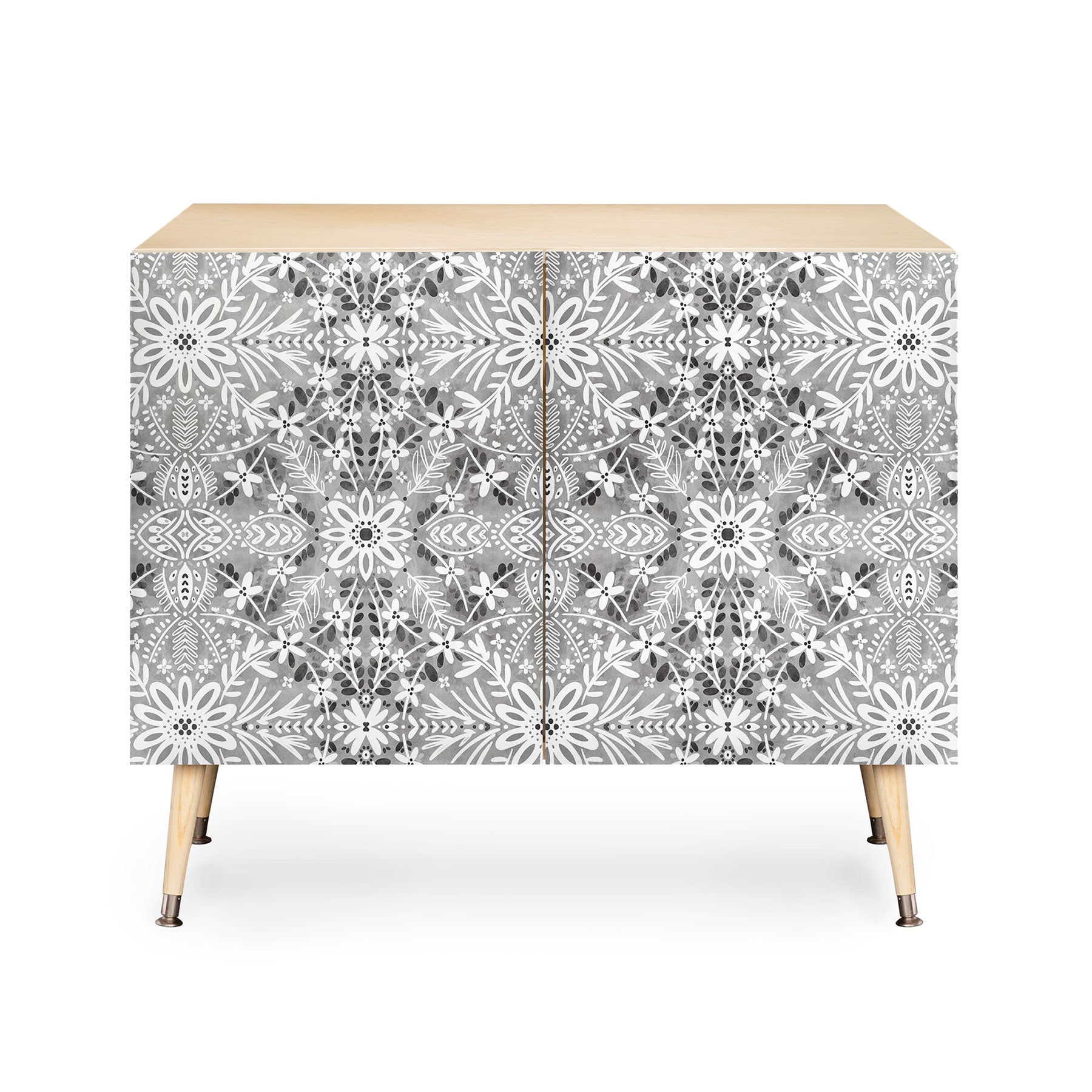 Marta Barragan Camarasa Intricate Floral Symmetry Credenza