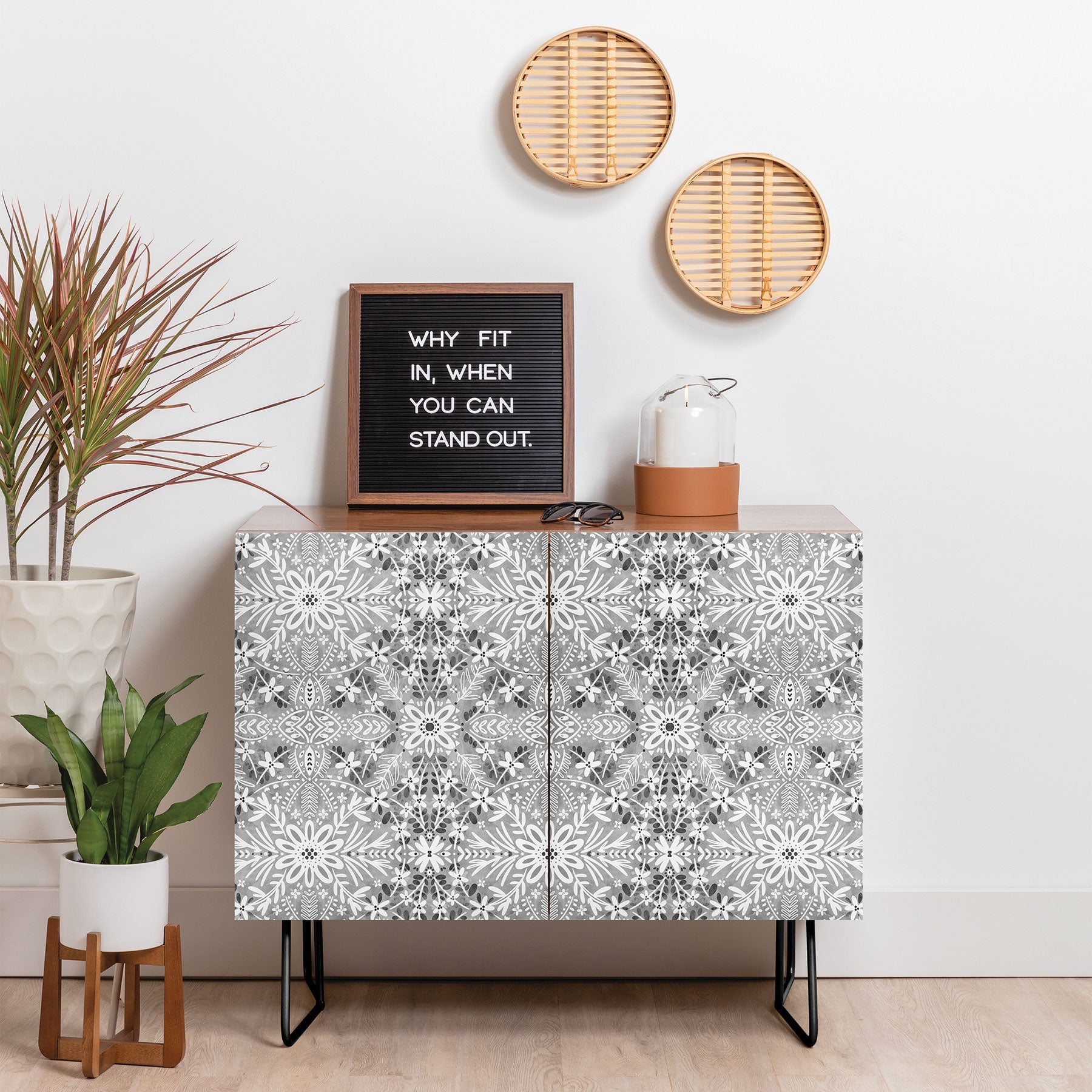 Marta Barragan Camarasa Intricate Floral Symmetry Credenza