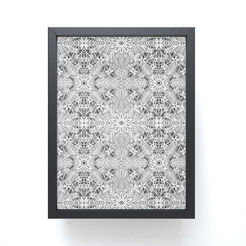 Marta Barragan Camarasa Intricate Floral Symmetry Framed Mini Art Print