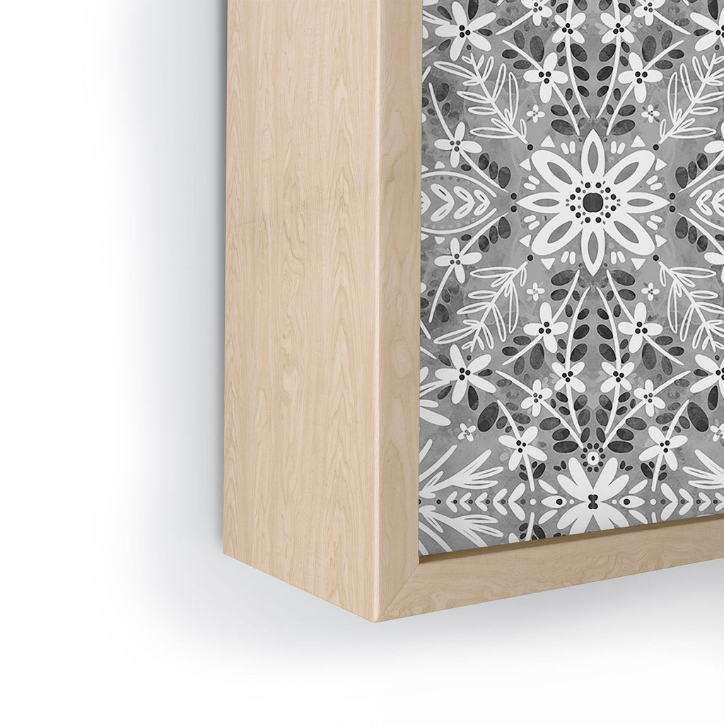 Marta Barragan Camarasa Intricate Floral Symmetry Framed Mini Art Print