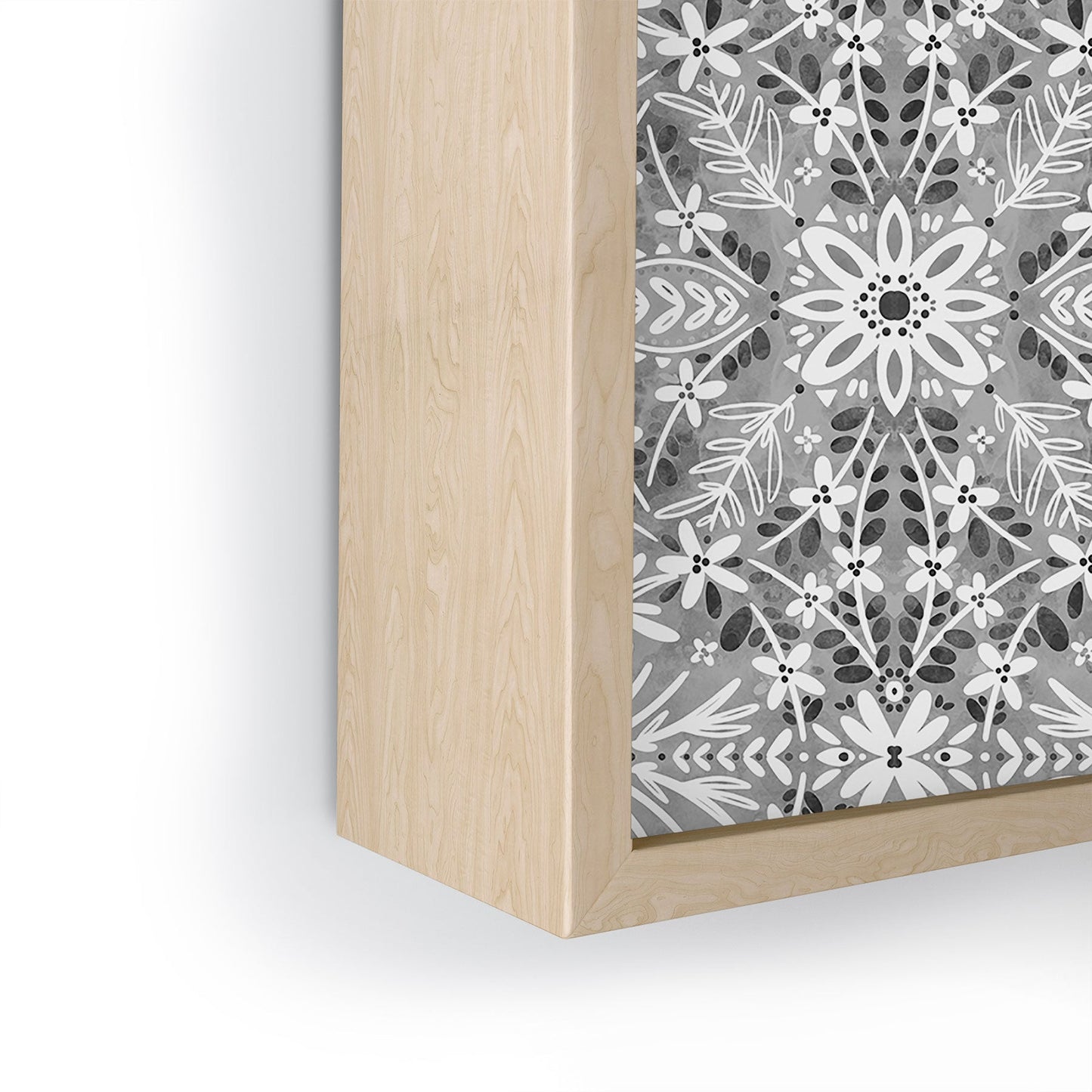 Marta Barragan Camarasa Intricate Floral Symmetry Framed Mini Art Print
