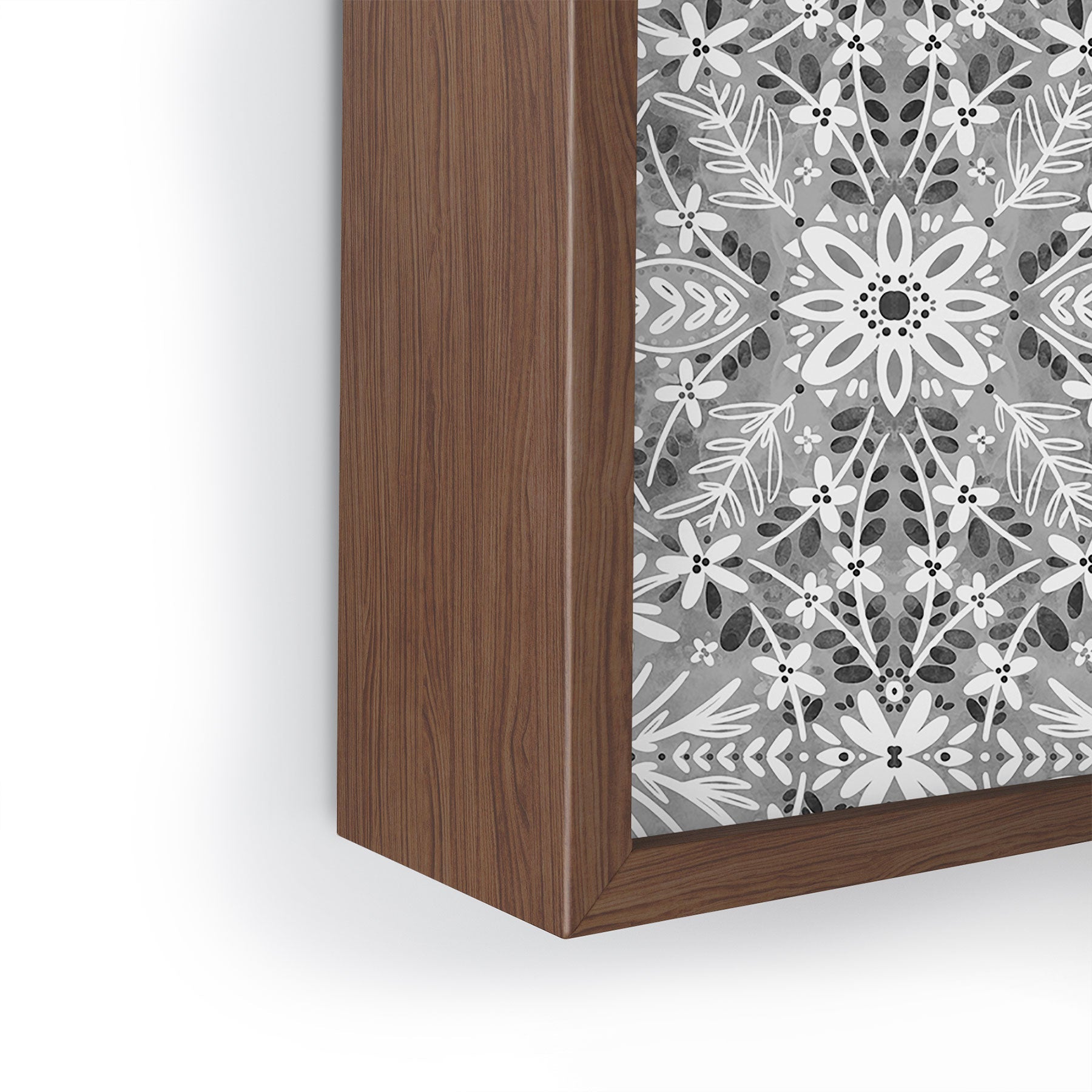 Marta Barragan Camarasa Intricate Floral Symmetry Framed Mini Art Print
