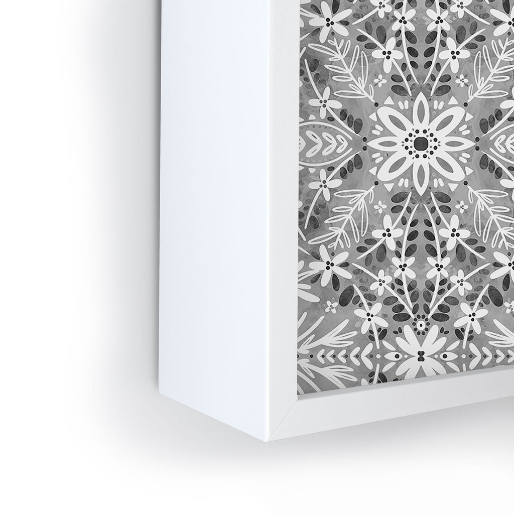 Marta Barragan Camarasa Intricate Floral Symmetry Framed Mini Art Print