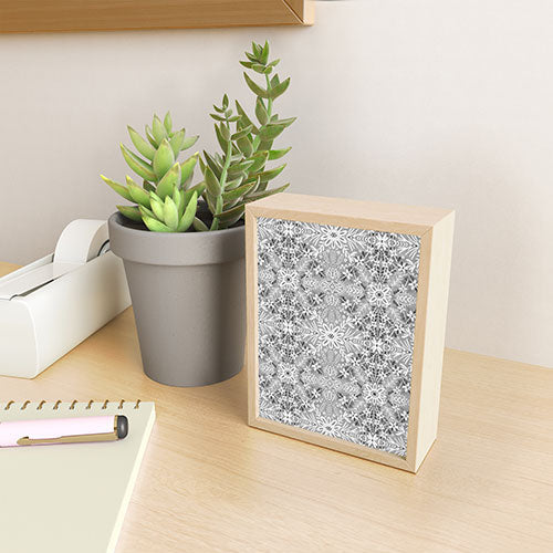 Marta Barragan Camarasa Intricate Floral Symmetry Framed Mini Art Print