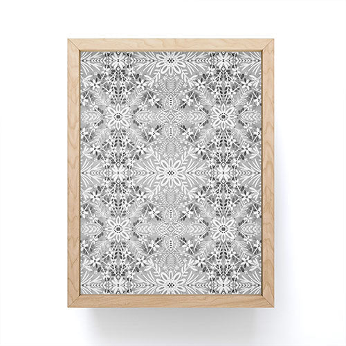 Marta Barragan Camarasa Intricate Floral Symmetry Framed Mini Art Print