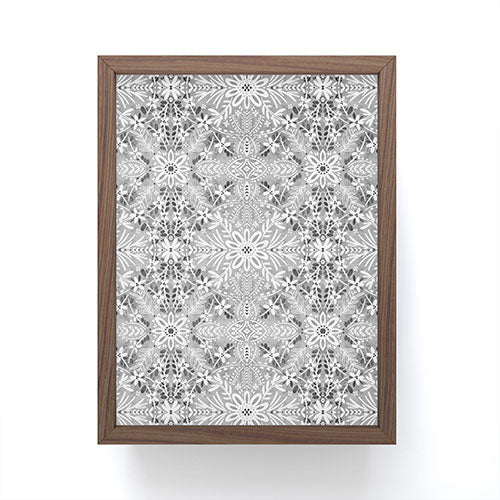 Marta Barragan Camarasa Intricate Floral Symmetry Framed Mini Art Print