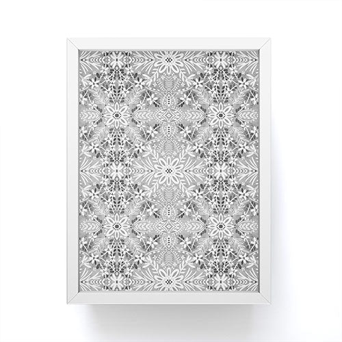 Marta Barragan Camarasa Intricate Floral Symmetry Framed Mini Art Print
