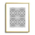 Marta Barragan Camarasa Intricate Floral Symmetry Metal Framed Art Print