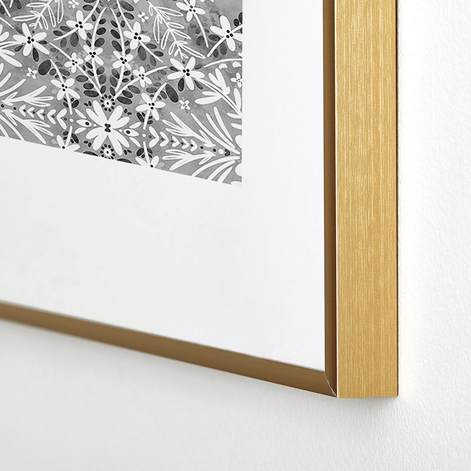 Marta Barragan Camarasa Intricate Floral Symmetry Metal Framed Art Print