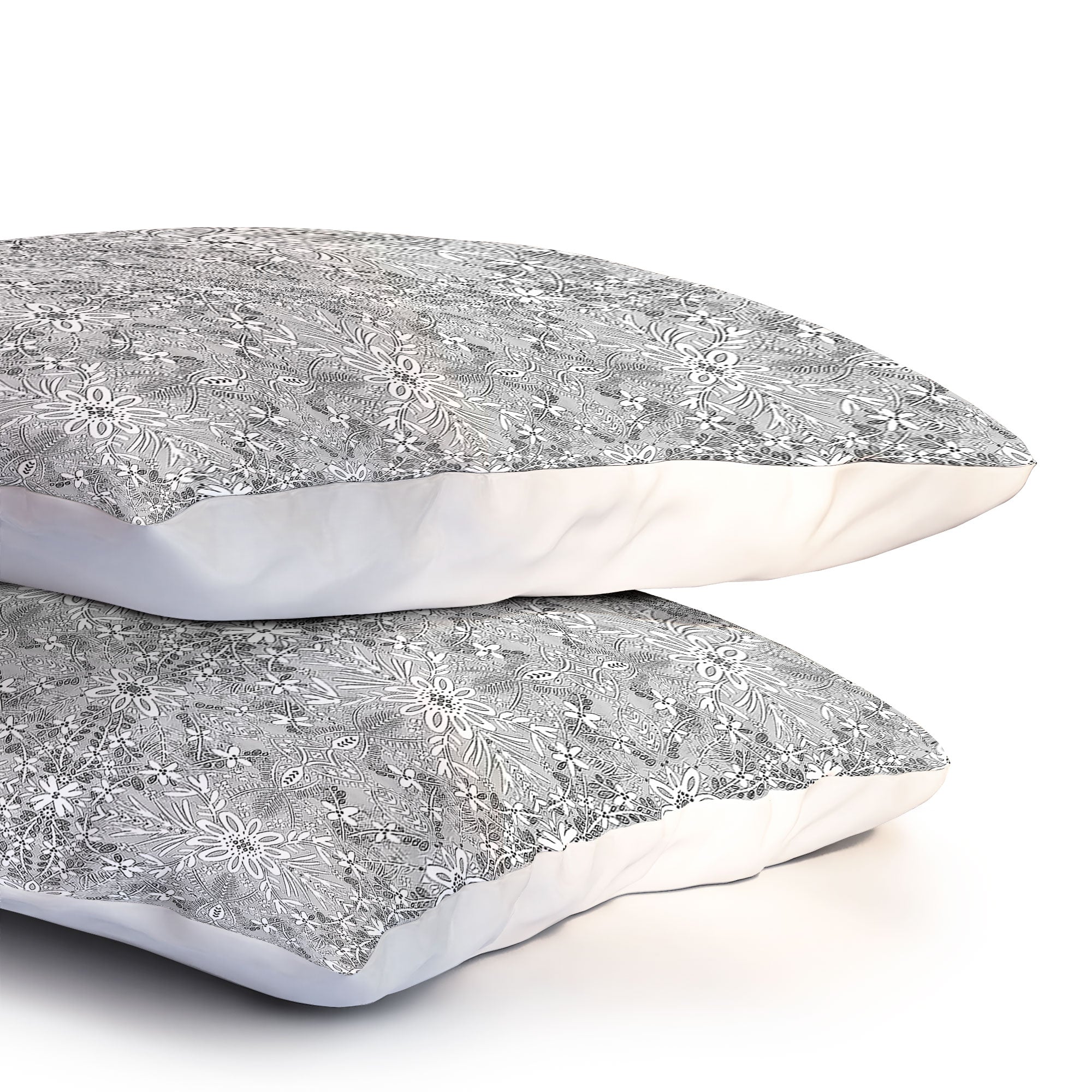 Marta Barragan Camarasa Intricate Floral Symmetry Pillow Shams
