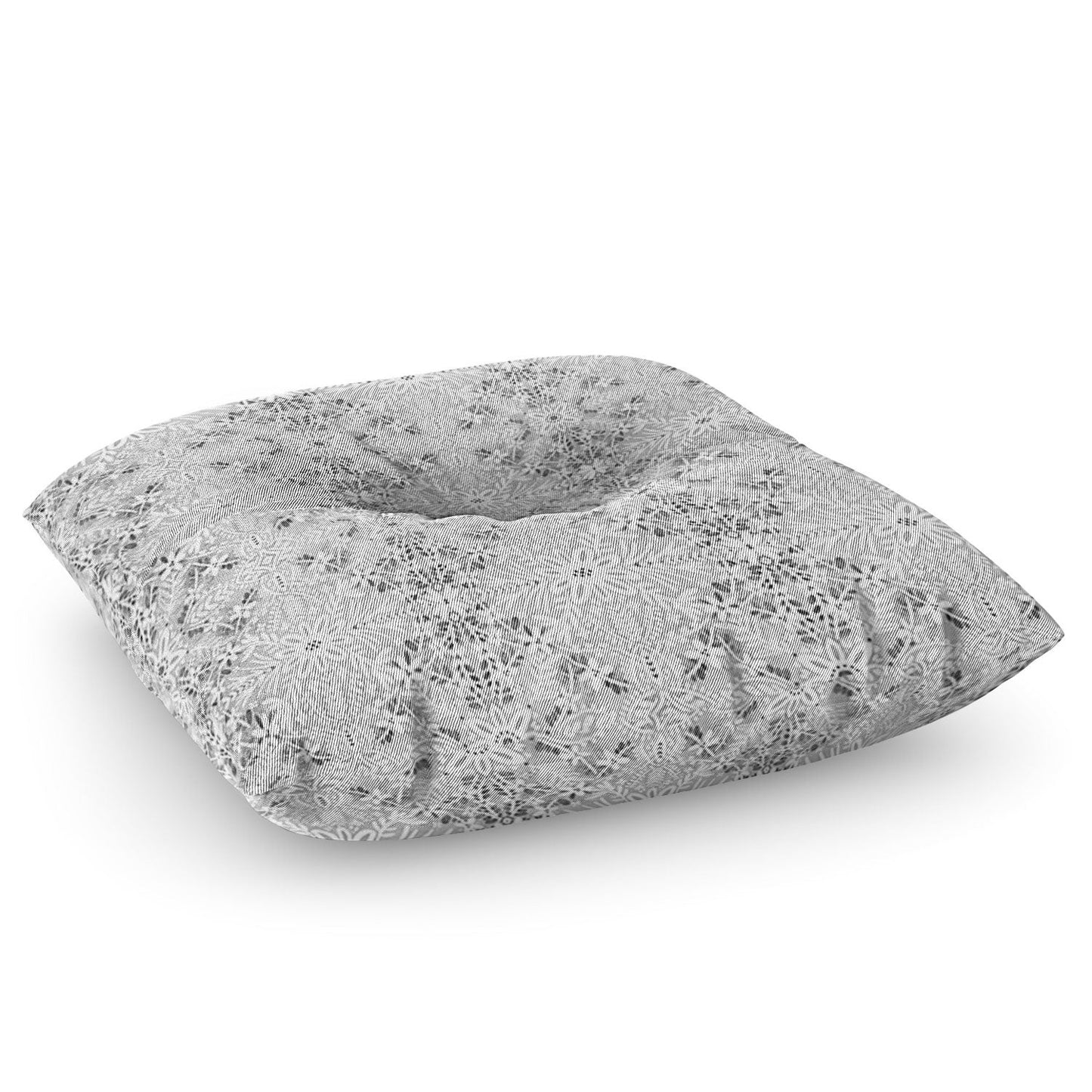 Marta Barragan Camarasa Intricate Floral Symmetry Floor Pillow Square