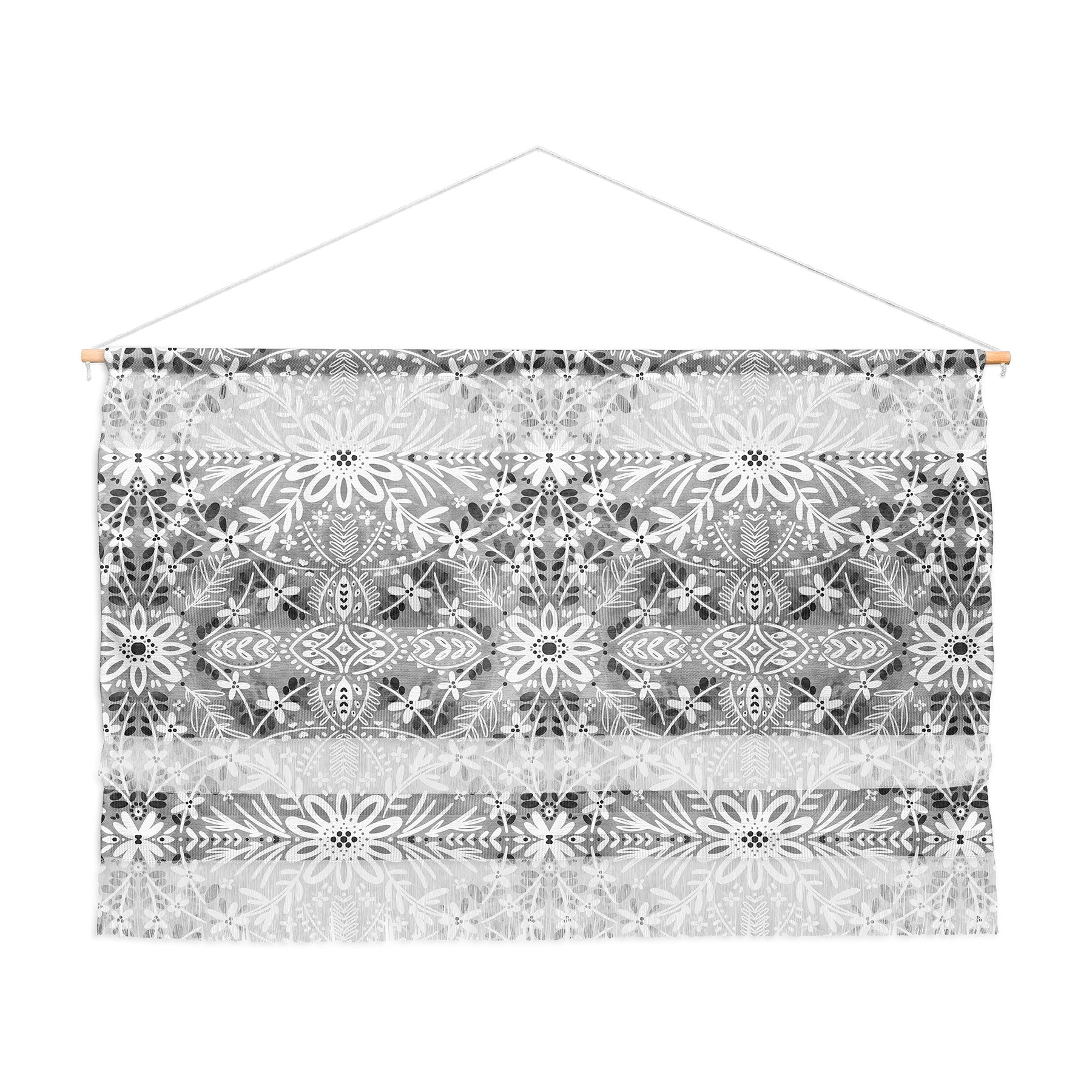 Marta Barragan Camarasa Intricate Floral Symmetry Wall Hanging Landscape