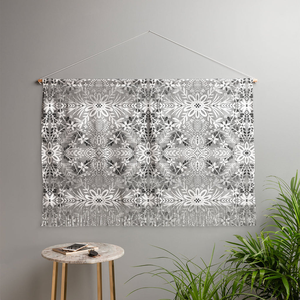 Marta Barragan Camarasa Intricate Floral Symmetry Wall Hanging Landscape