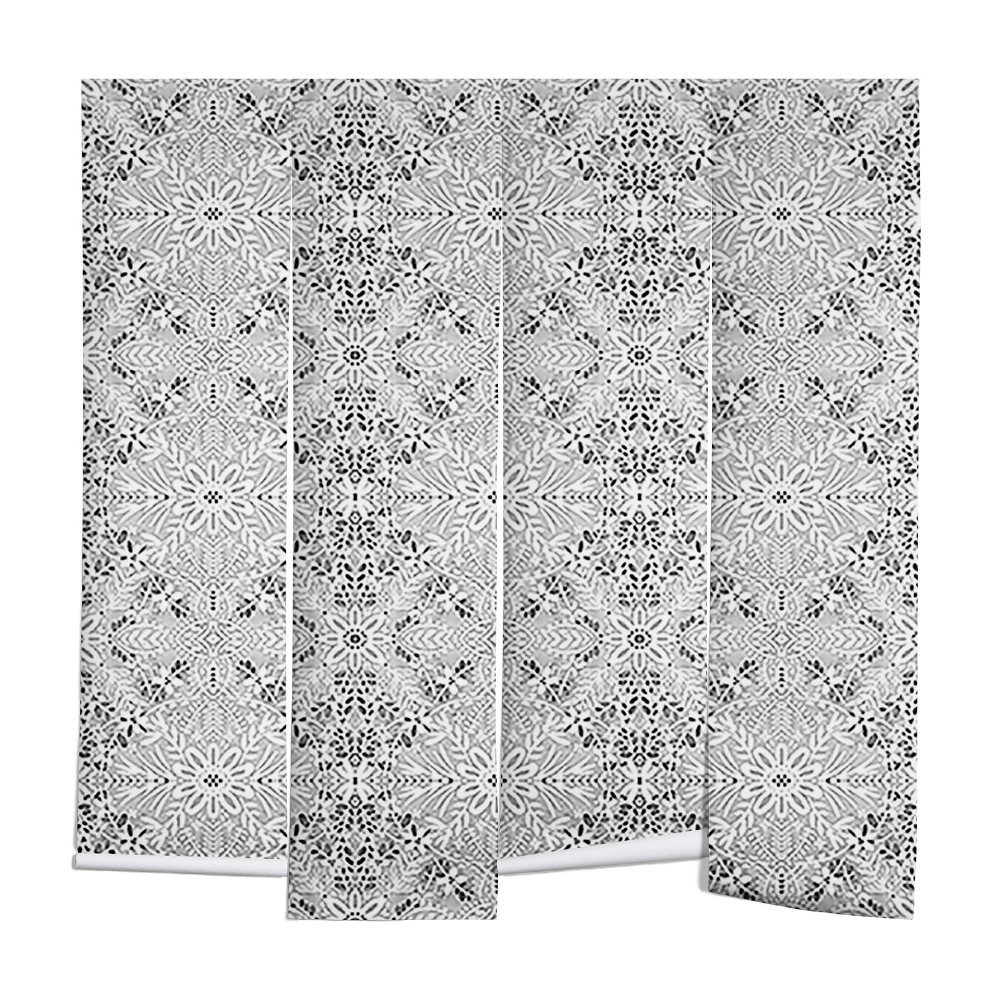 Marta Barragan Camarasa Intricate Floral Symmetry Wall Mural