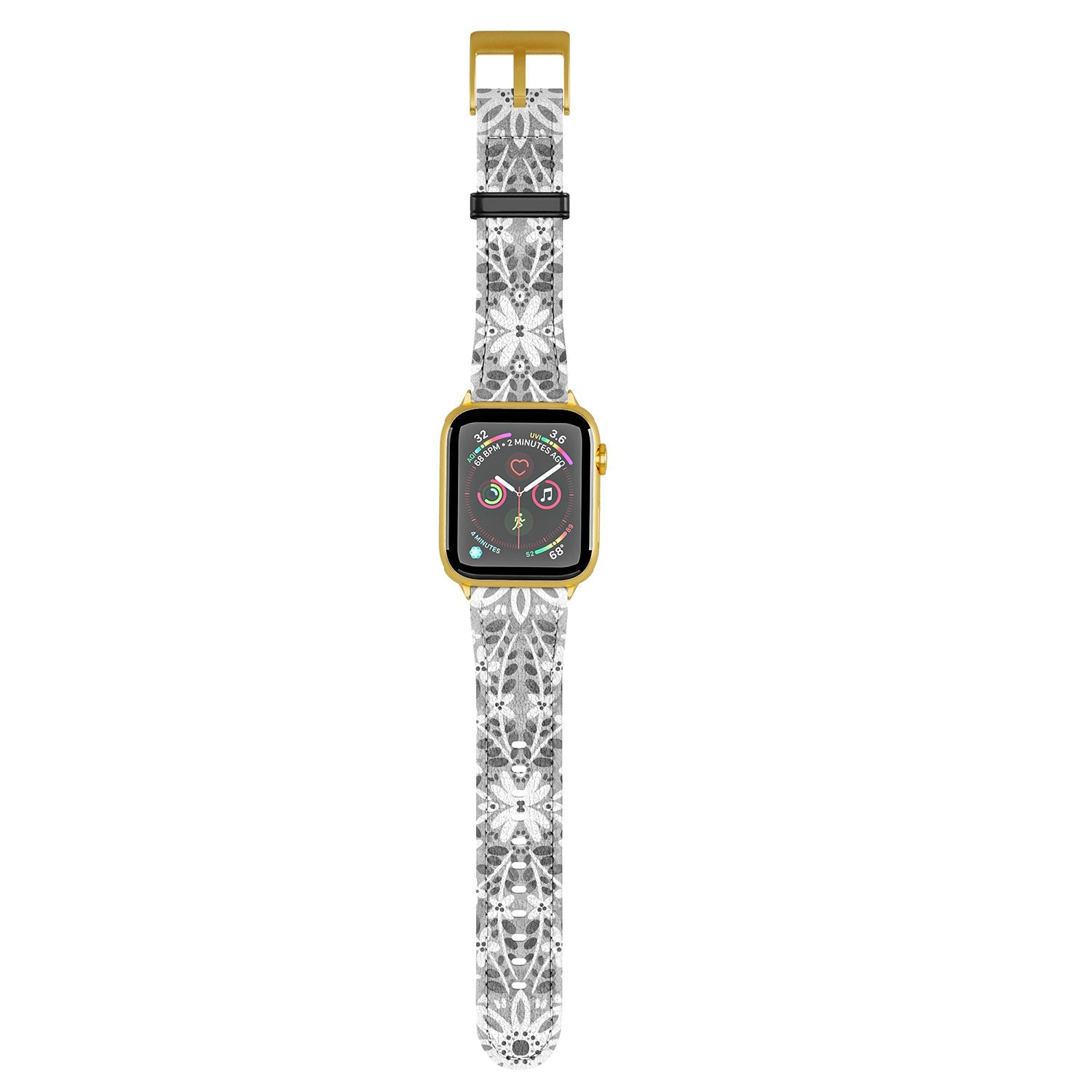 Marta Barragan Camarasa Intricate Floral Symmetry Apple Watch Band