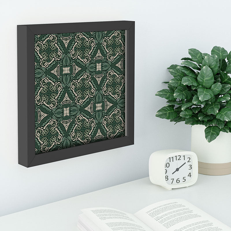 Marta Barragan Camarasa Intricate Forest Mosaic Recessed Framing Square