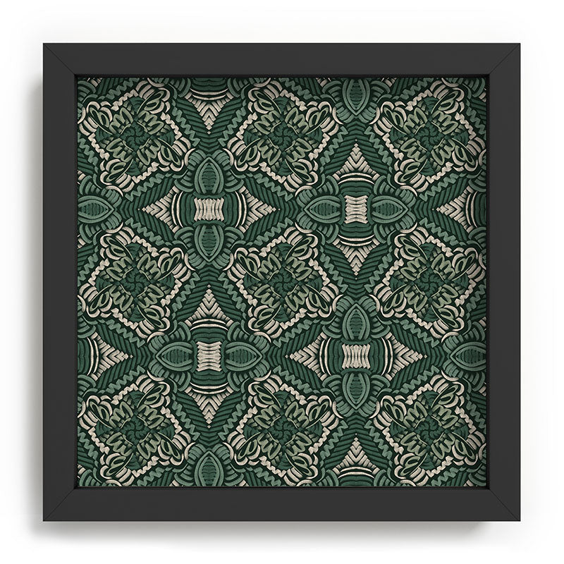 Marta Barragan Camarasa Intricate Forest Mosaic Recessed Framing Square