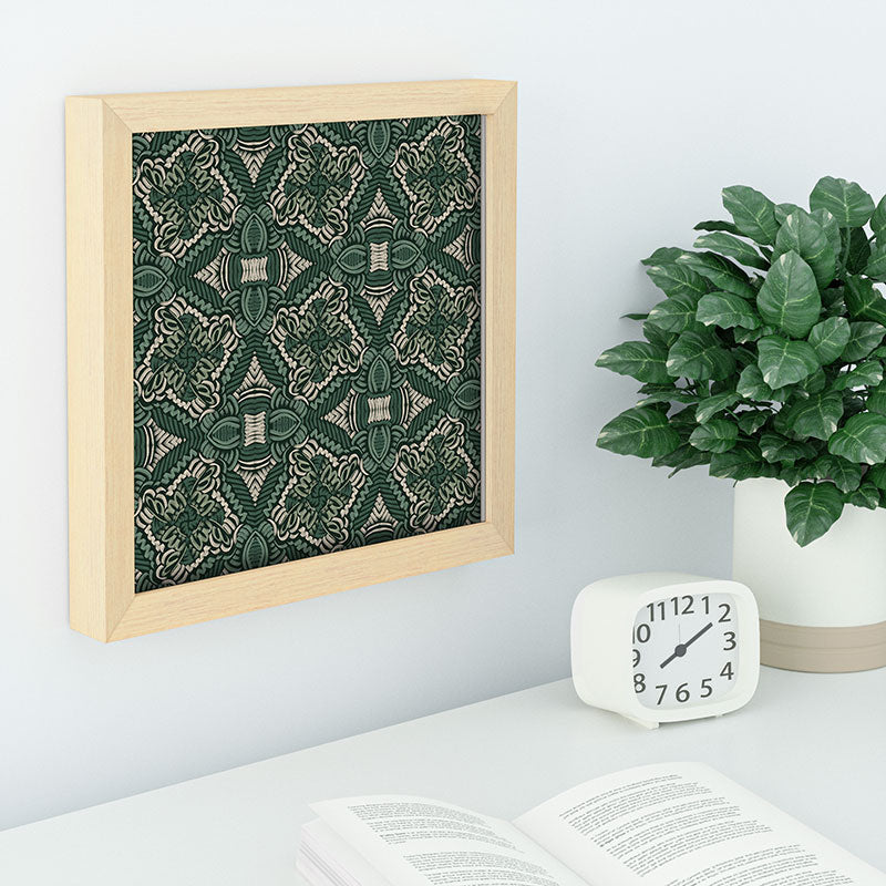 Marta Barragan Camarasa Intricate Forest Mosaic Recessed Framing Square