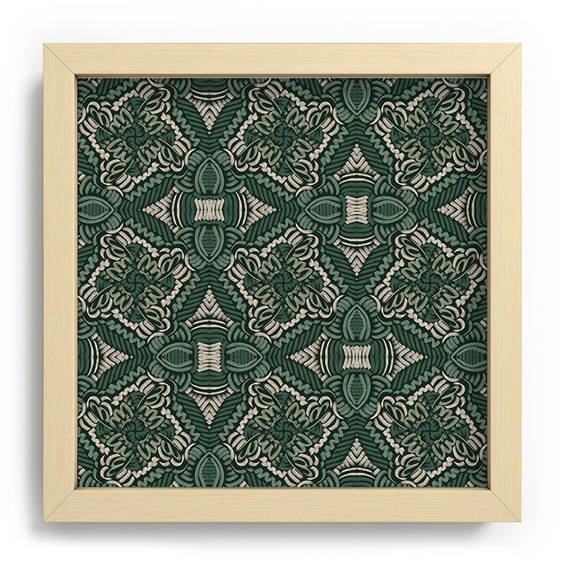 Marta Barragan Camarasa Intricate Forest Mosaic Recessed Framing Square