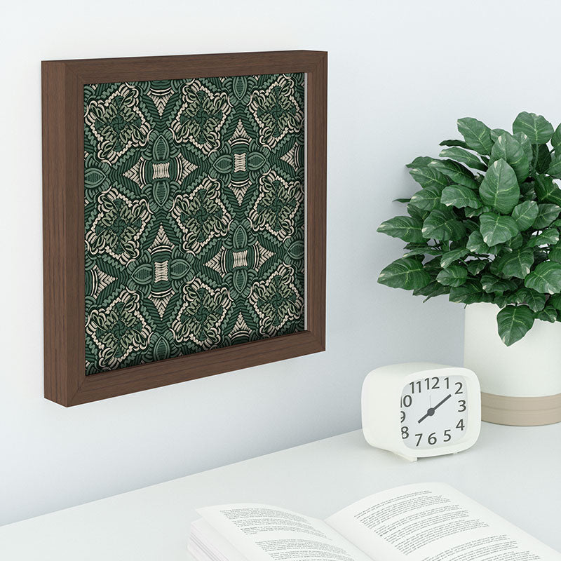 Marta Barragan Camarasa Intricate Forest Mosaic Recessed Framing Square