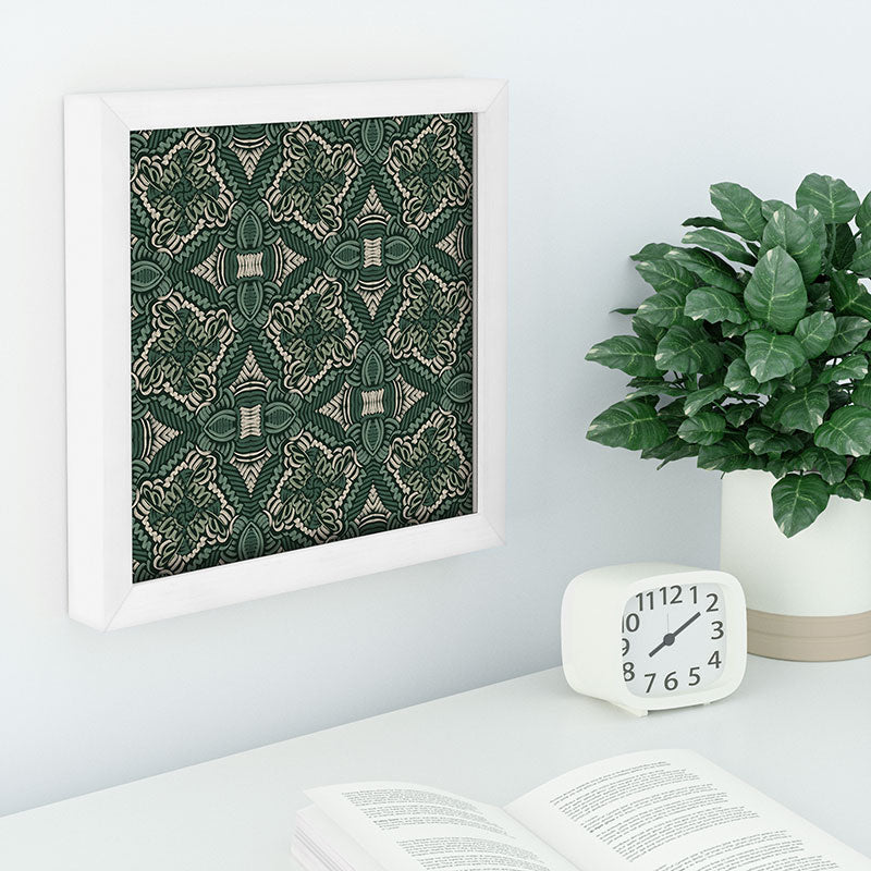 Marta Barragan Camarasa Intricate Forest Mosaic Recessed Framing Square