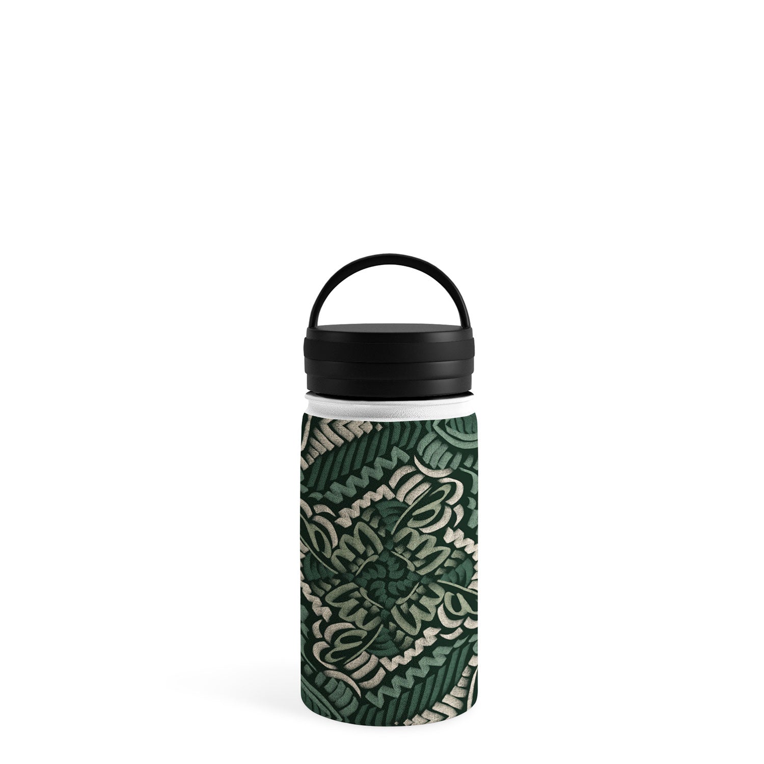Marta Barragan Camarasa Intricate Forest Mosaic Water Bottle