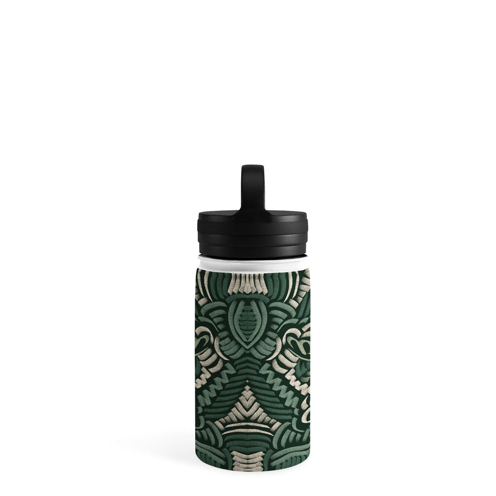 Marta Barragan Camarasa Intricate Forest Mosaic Water Bottle