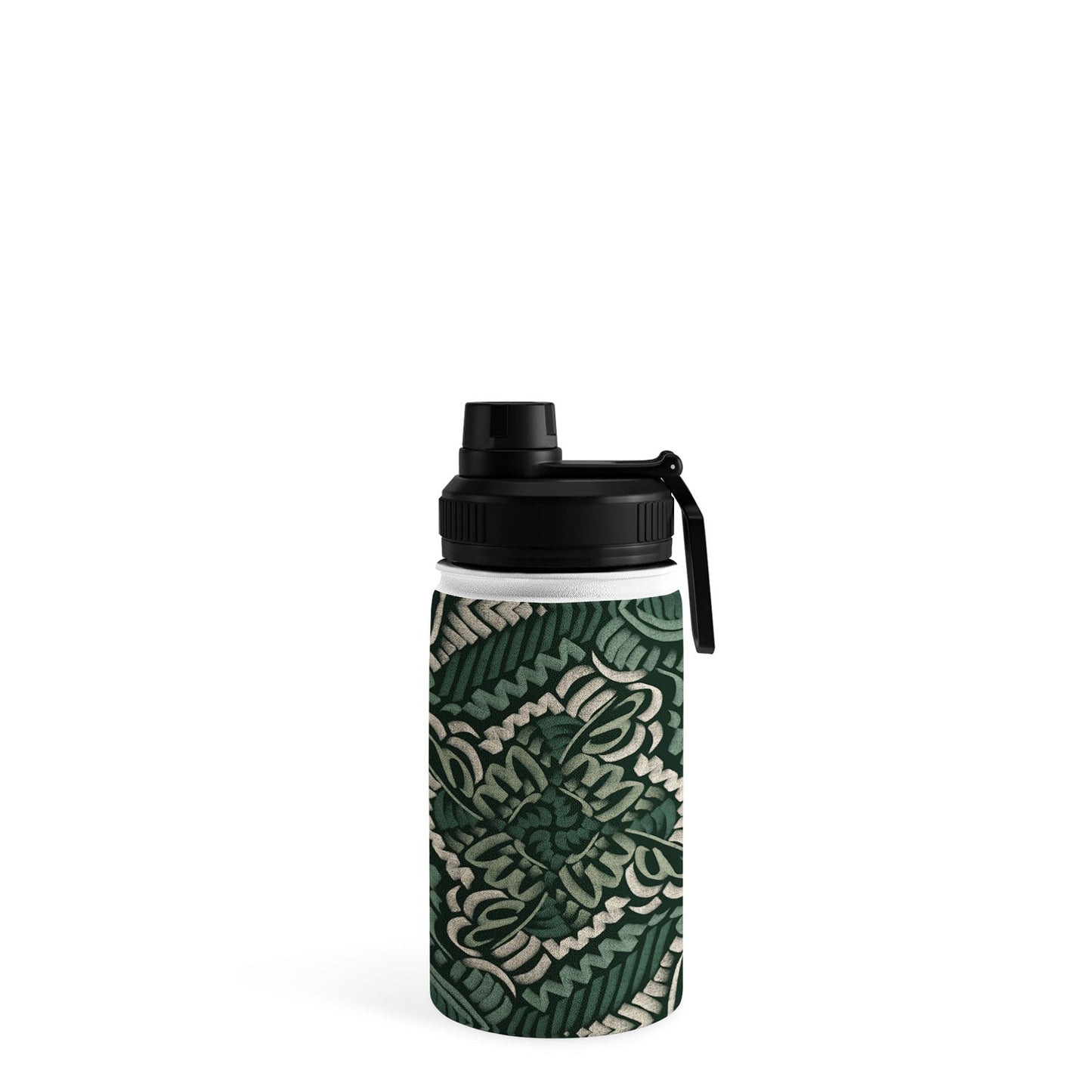 Marta Barragan Camarasa Intricate Forest Mosaic Water Bottle