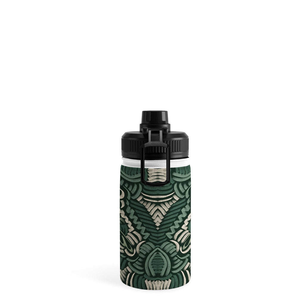 Marta Barragan Camarasa Intricate Forest Mosaic Water Bottle