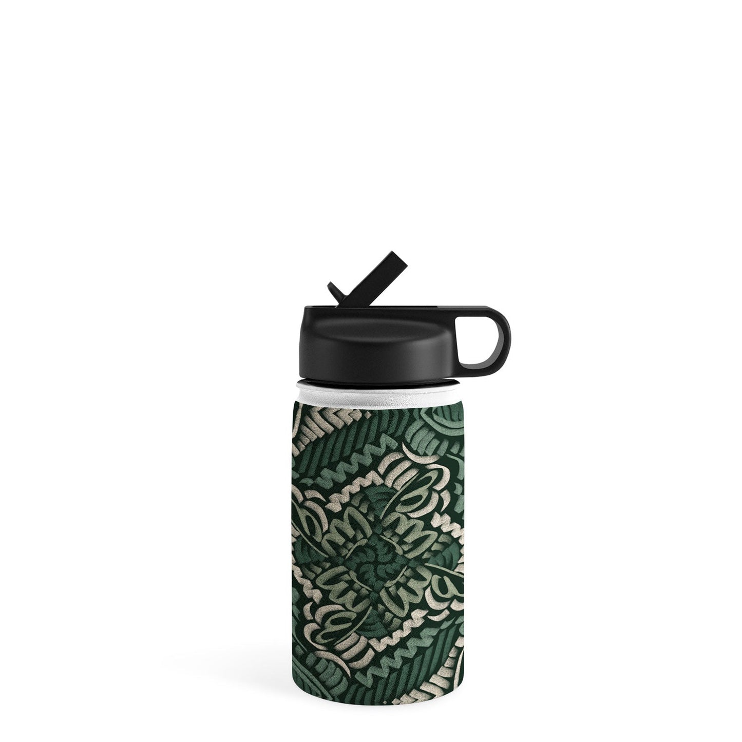 Marta Barragan Camarasa Intricate Forest Mosaic Water Bottle