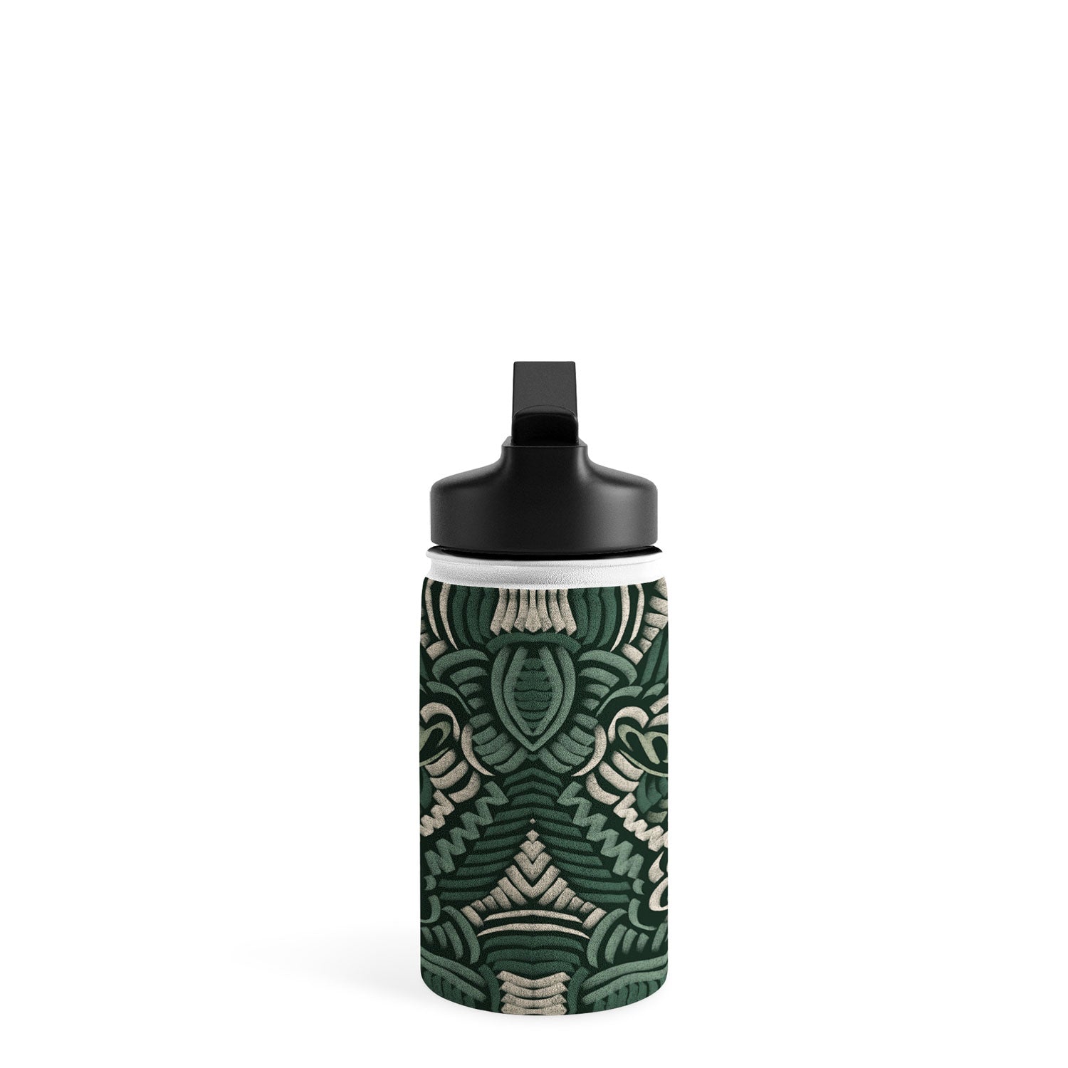 Marta Barragan Camarasa Intricate Forest Mosaic Water Bottle