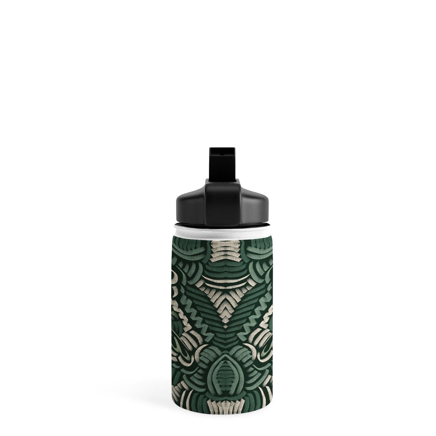 Marta Barragan Camarasa Intricate Forest Mosaic Water Bottle