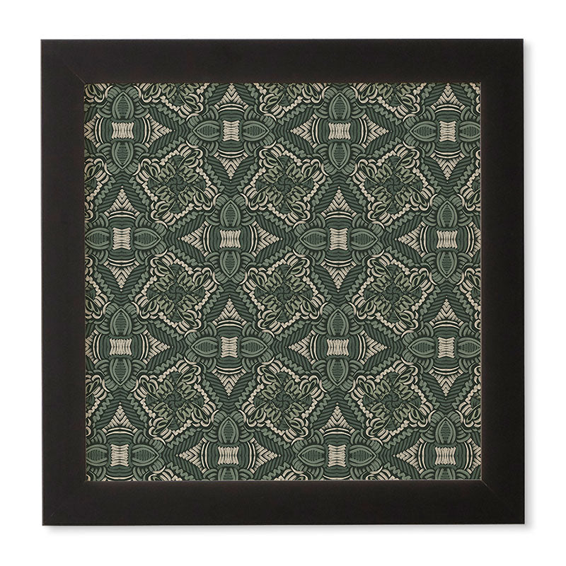 Marta Barragan Camarasa Intricate Forest Mosaic Framed Wall Art