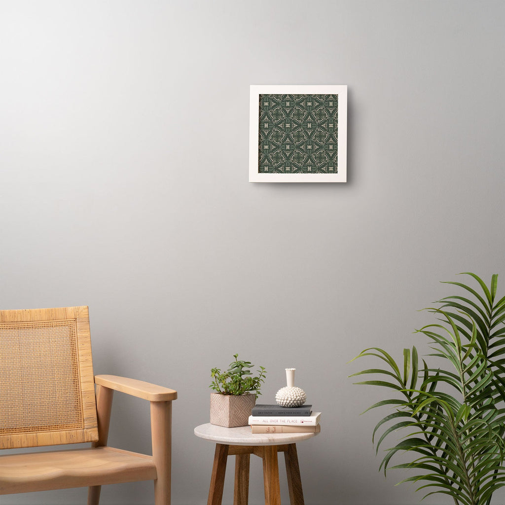 Marta Barragan Camarasa Intricate Forest Mosaic Framed Wall Art